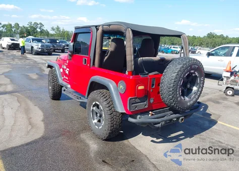 2005 Jeep Wrangler Sport из США, поврежденный, VIN 1J4FA49S55P313606